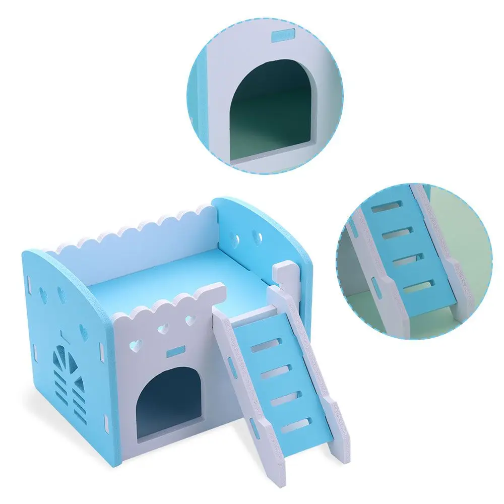 1PCS Hamster Toys Hamster Sleeping Nest Hedgehog Pet Sport Exercise Toys Set Gerbil Rainbow Bridge 1005003728243321