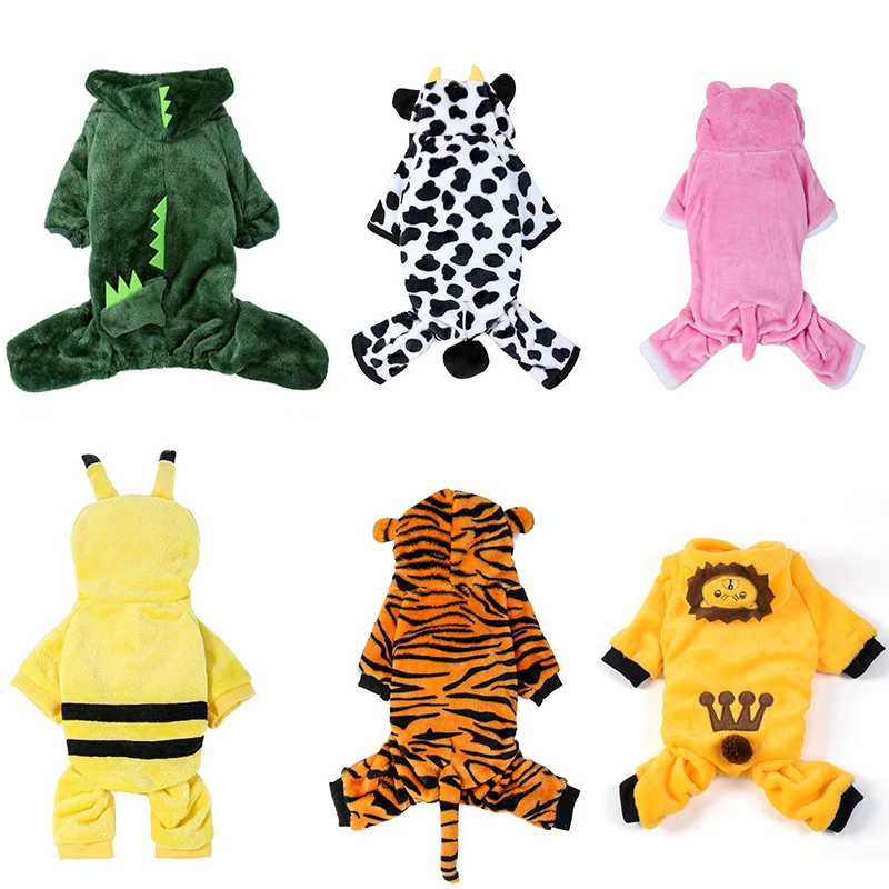 Pet Dog Clothes Soft Warm Fleece Dogs Jumpsuits Pet Clothing for Small Dogs Puppy Cats Clothes 1005004614439560