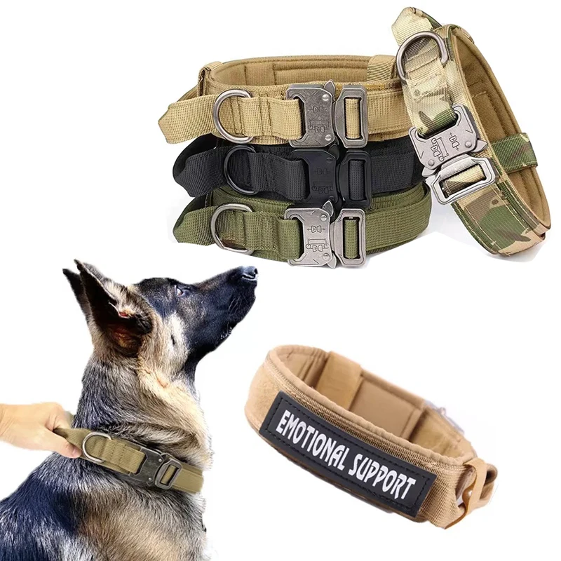 Tactical Police Dog Collar Military Adjustable Duarable Nylon German Shepard For Medium Large 1005004694749232