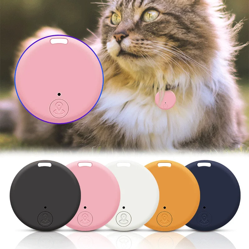 Mini Dog GPS Bluetooth 5.0 Tracker Anti-Lost Device Round Pet Kids Bag Wallet Tracking Smart Finder 1005004744404020