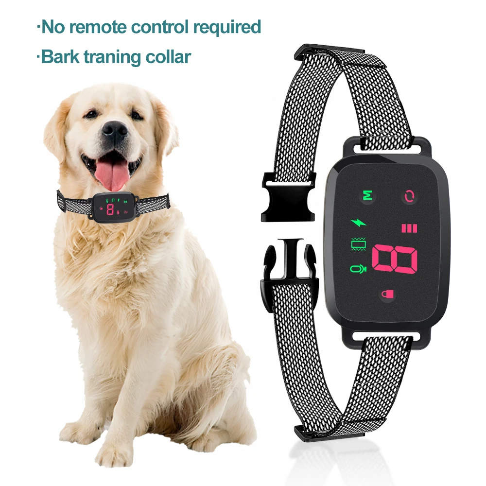 Automatic Anti Barking Dog Training Collar Rechargeable Bark Stopper Effective Stop Barking IP67 1005005033427928