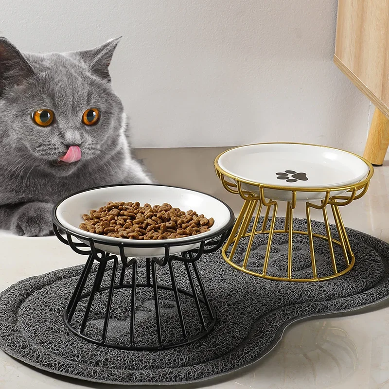 Ceramic Raised Pet Bowl Food Water Treats for Cats &amp.Dogs Supplies Outdoor Feeding Drinking 1005005357678008