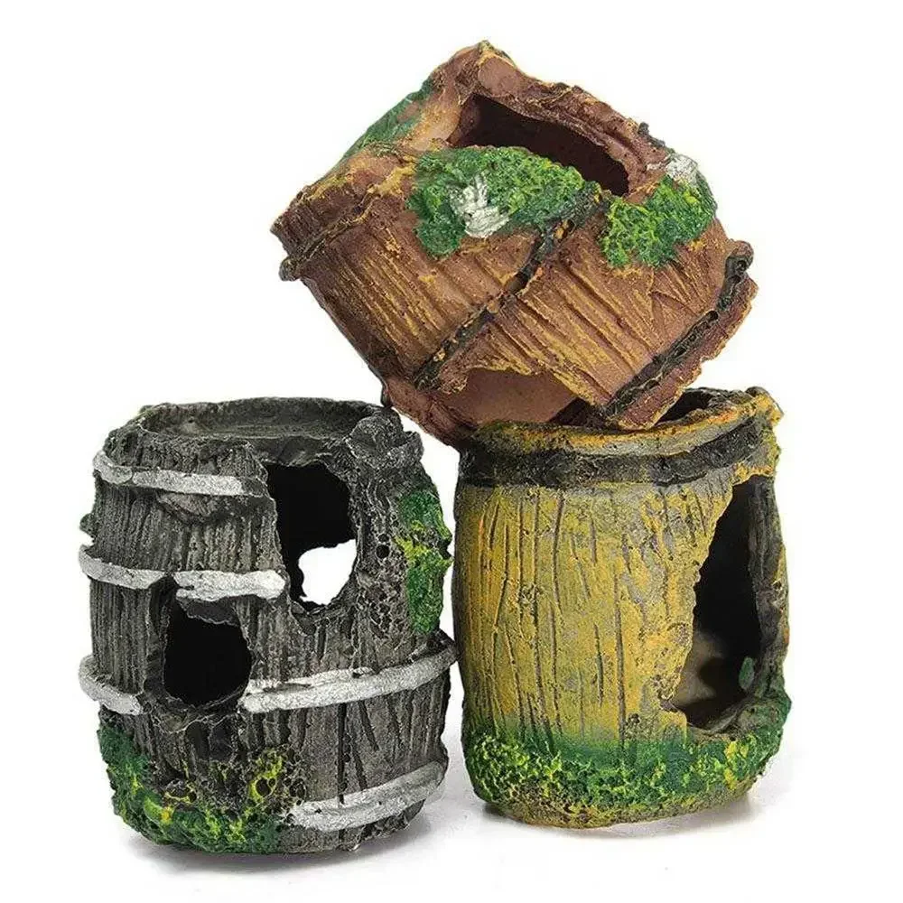 Aquarium Equipment Accessory Glass Fish Tank Landscaping Decoration Resin Crafts Artificial Antique 1005005449744474