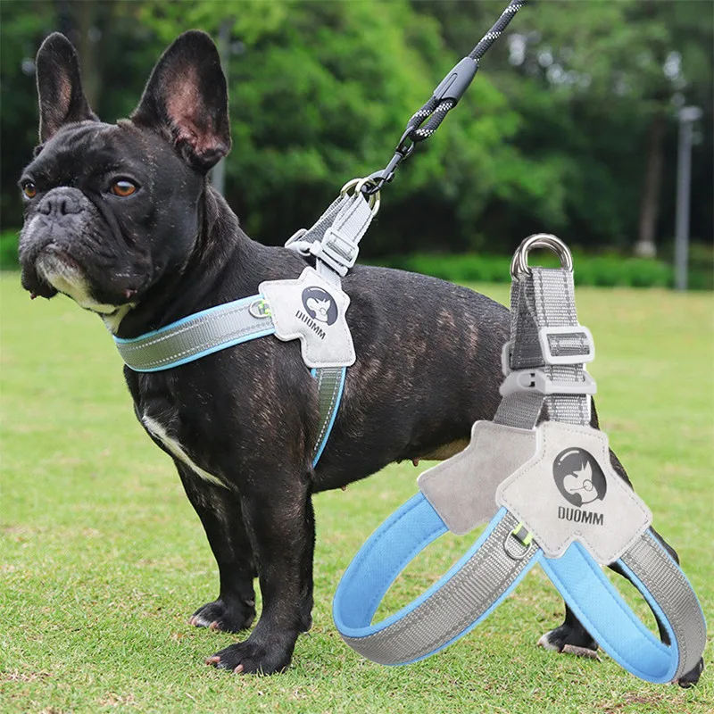 Dog Harness Adjustable Pet Harness Vest For Small Large Dogs Cats Reflective Mesh Dog Chest Strap 1005005611419205