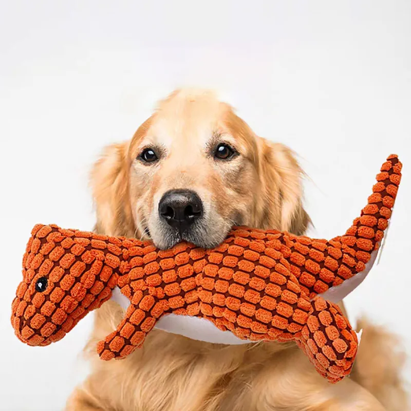 Pets Dog Chew Stuffed Funny Dinosaur Shape Cats Corn Wool Vocal Toy Apply To Training Exercise 1005005619826933