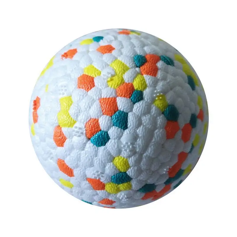 Teething Pet Toy Dog Solid Toy Ball Interactive Dog Toy Light Popcorn Ball Dog Ball Light Chew (1pc) 1005005678679173