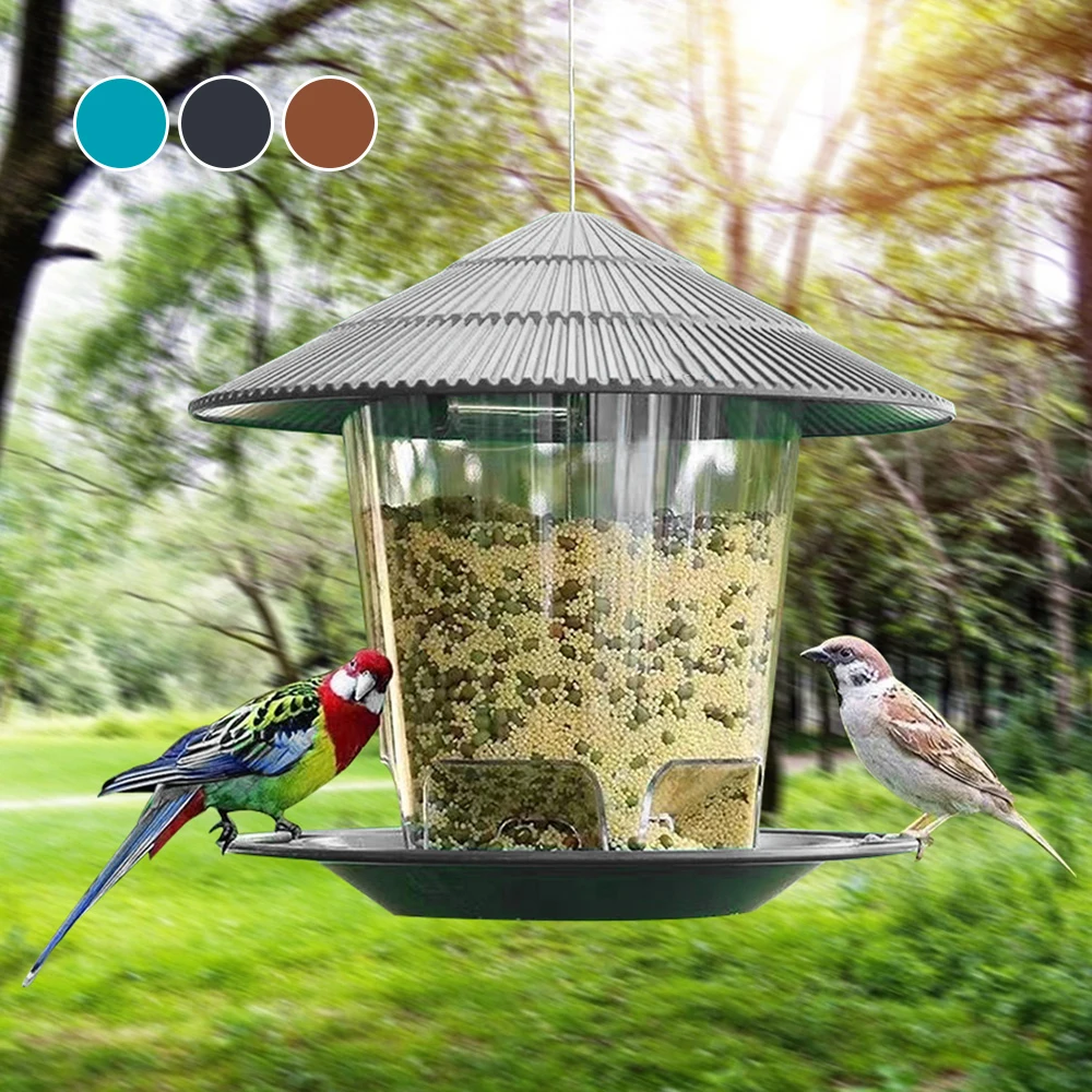 Bird Feeder Automatic Foot Feeding Tool Outdoor Bird Feeder Hanging Nut Feeding Multiple Hole 1005005797592077