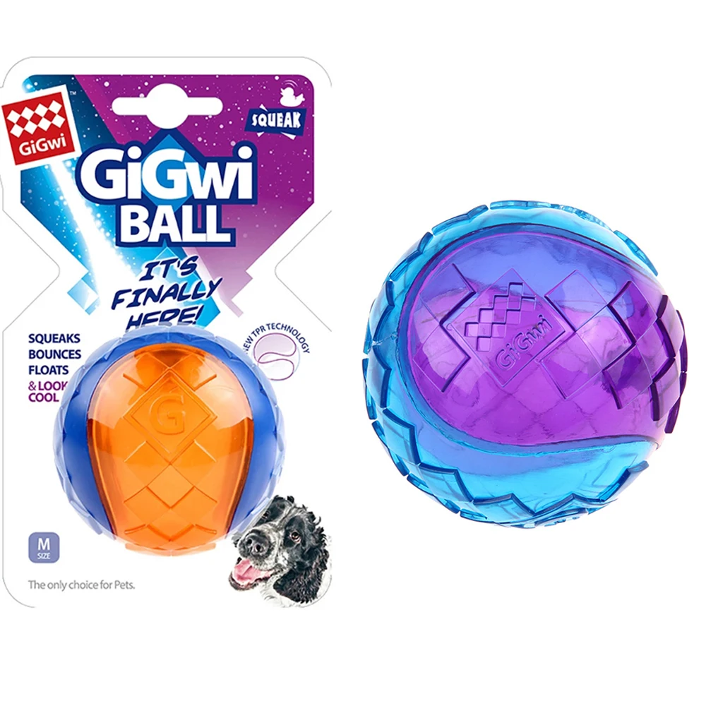 Pet Dog Squeaky Toys Ball Puppy Chew Toys Sound Pure Natural Non-toxic Rubber Outdoor Play Small 1005005805986469