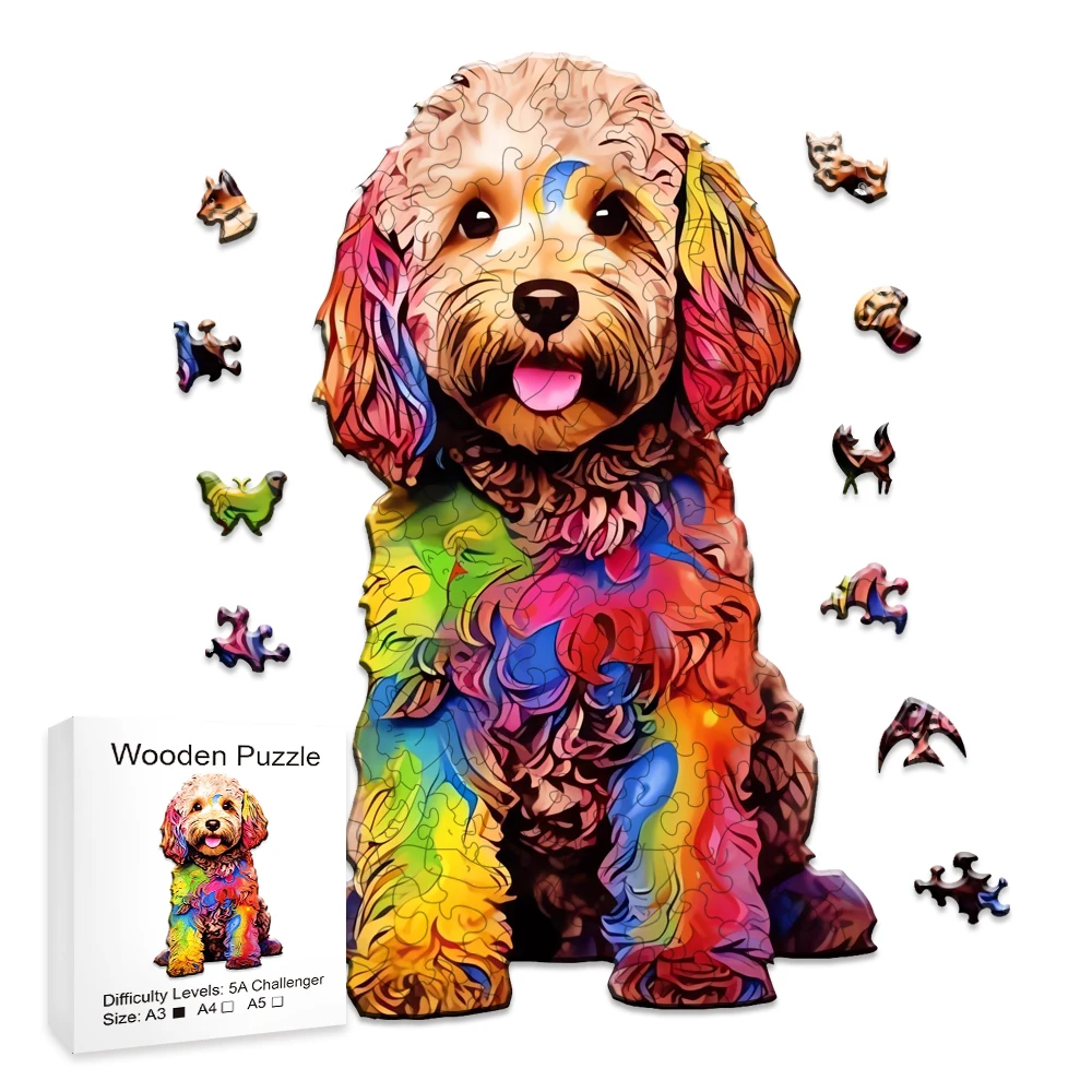 Jigsaw Puzzle Mysterious Animal Puzzles Dog Puzzles Gift for Adult Kids Educational Fabulous Gift 1005006046519819