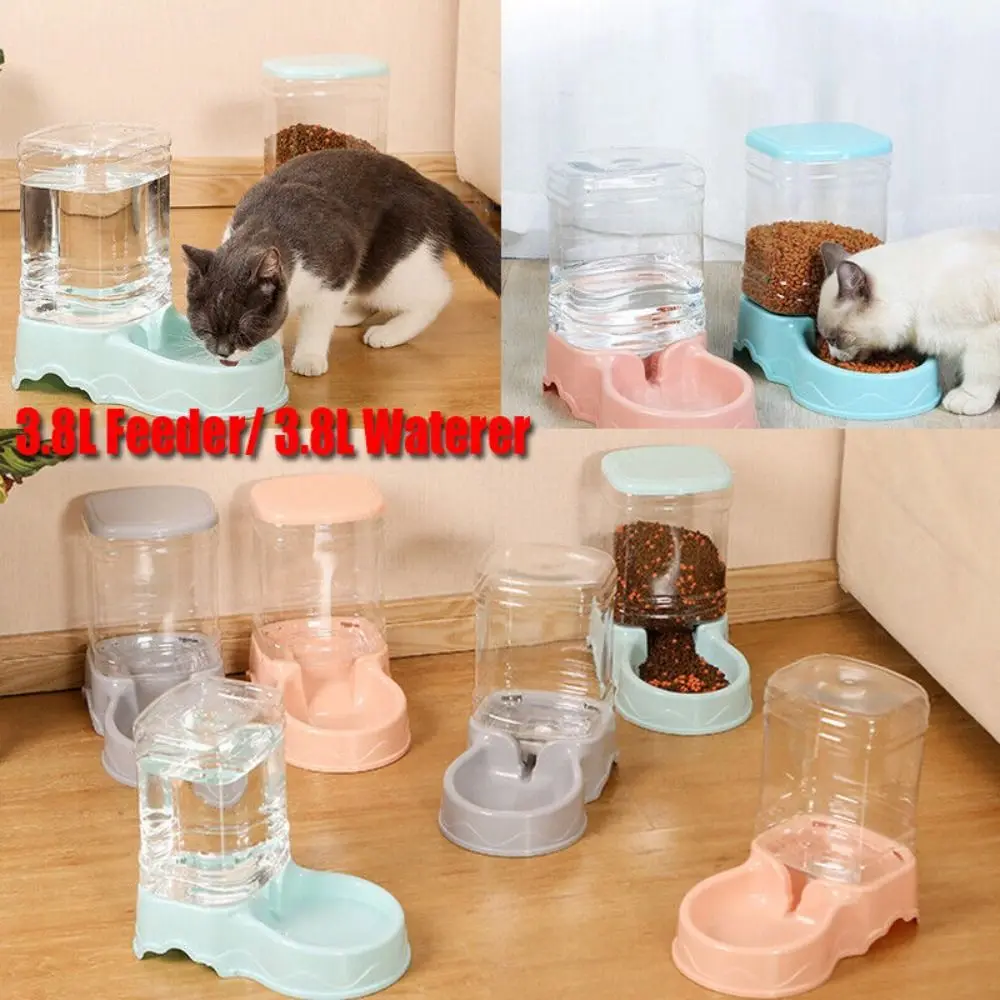 Automatic For Dog Water Drinking Cat Feeding Corner Dog Bowl Pet Feeder Dog Food Dispenser Drinking 1005006068521336