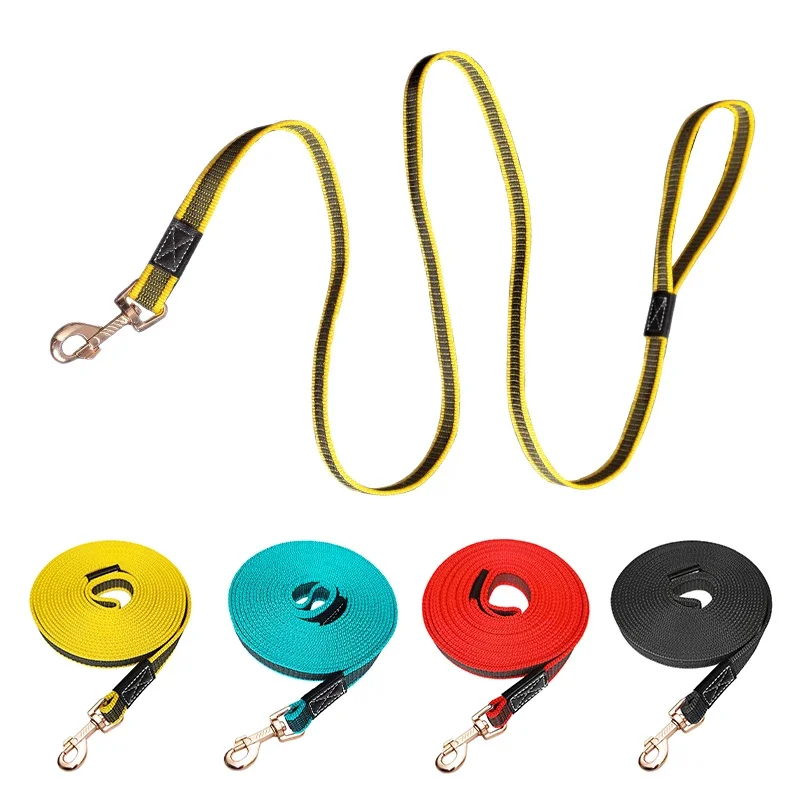 Long Dog Leash 1.5M/2M/3M/5M Big Large Pet Training Lead Rope Non Slip Walking Strap Durable 1005006156190599