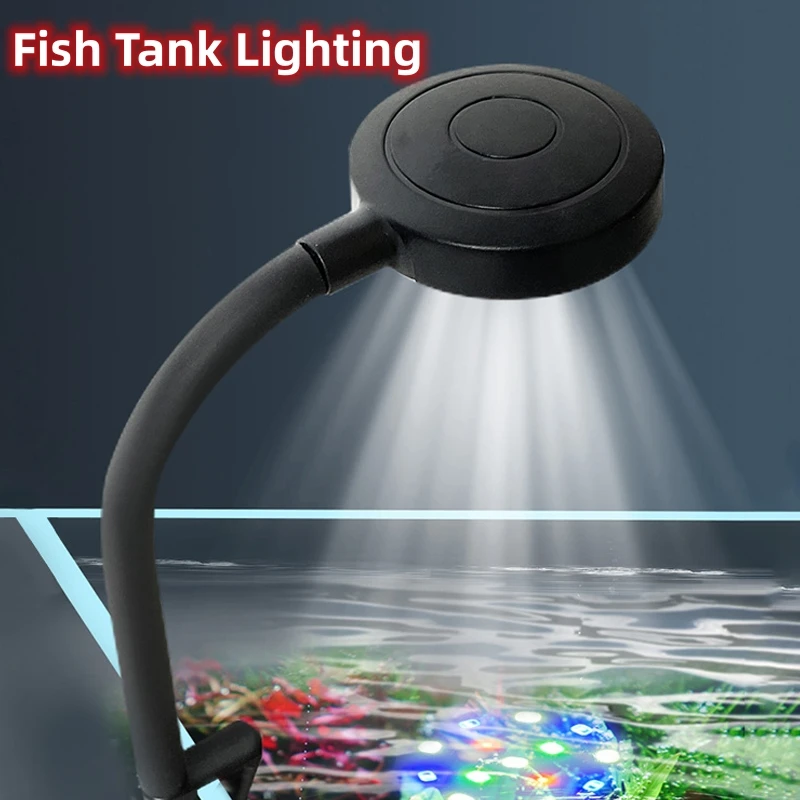 USB Aquarium Light 3W 5V LED Waterproof Fish Tank Lighting Underwater Fish Lamp Aquariums Decor 1005006173396184