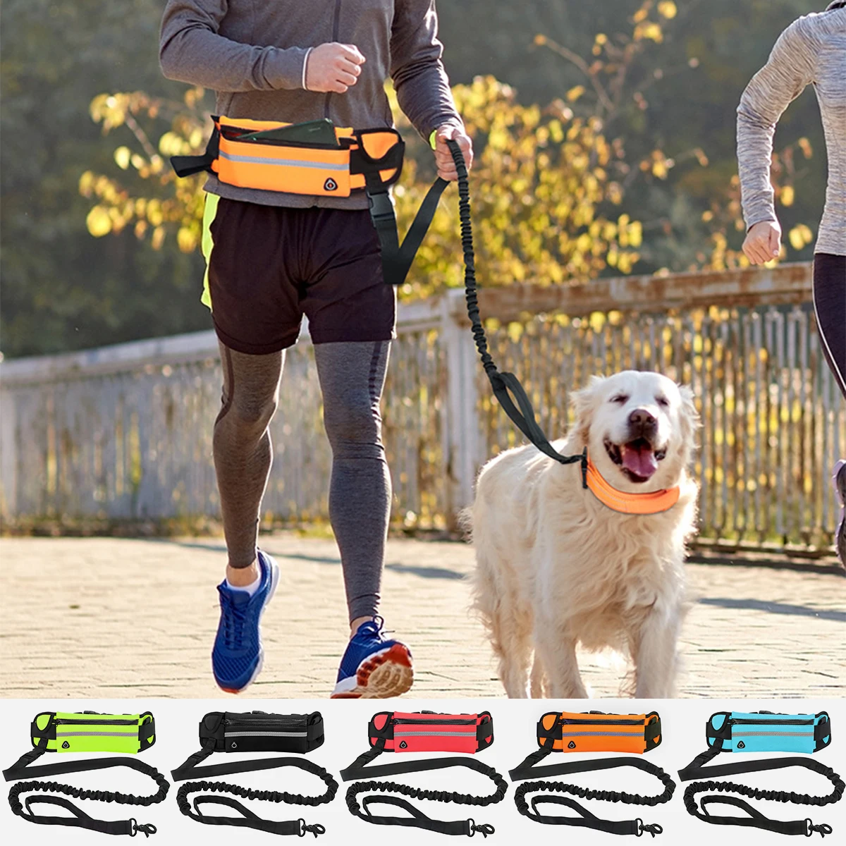 New Dog Traction Rope Leash with Waist Bag Nylon Durable Training Leash Premium Dog Supplies for 1005006389084543