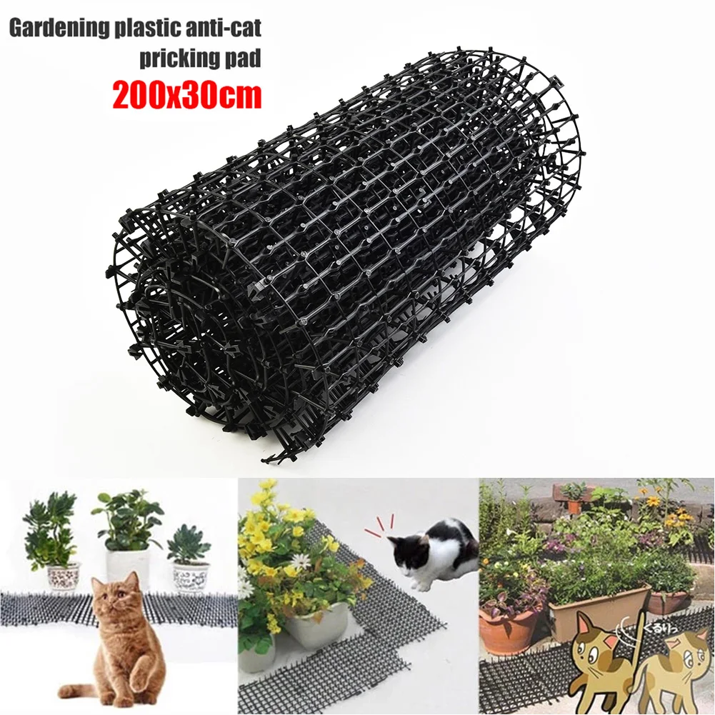 Garden Pest Dog Cat Scat Mat Animal Deterrent Repellent Plastic Scarer Prickle Strips Keep Pet (2M) 1005006421008804