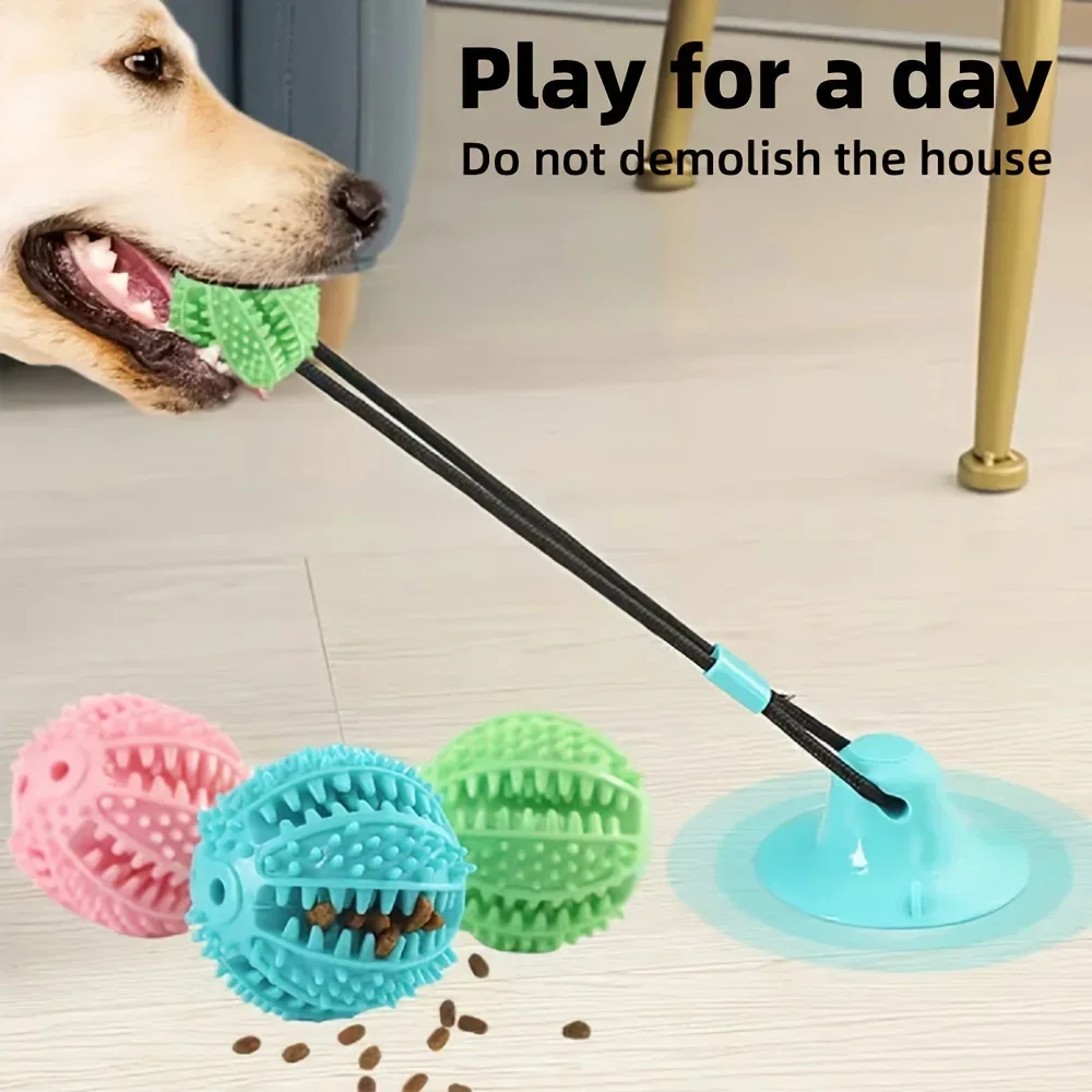 Interactive Dog Suction Cup Toy with Sound and Food Leakage 1005006715941517