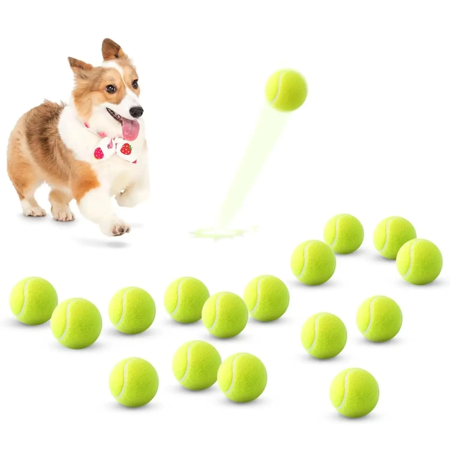 Tennis Balls for Dogs, 2-Inch Size 1005006754607262