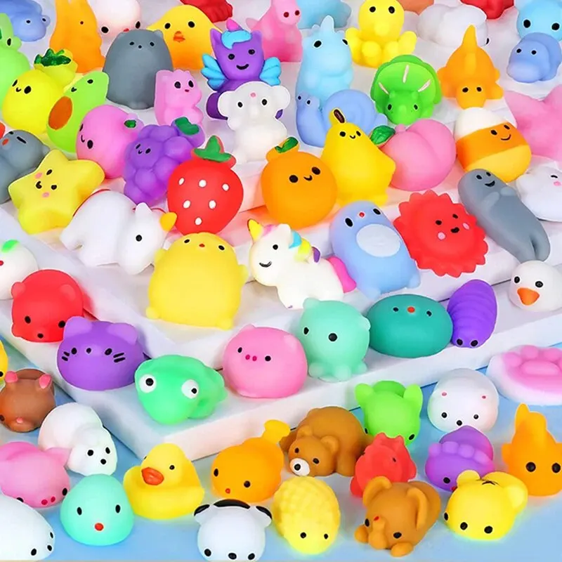 20Pcs Mini Cute Cartoon Animal Stress Relief Toys For Boys Girls Birthday Party Favor Piñata Filler 1005006765686686