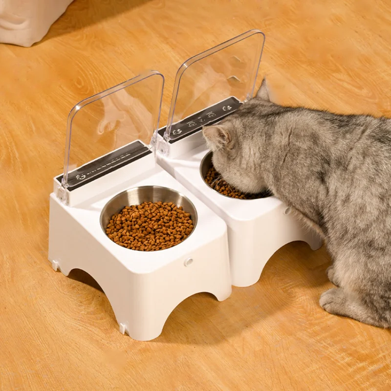 Smart Cat Bowl Pet Feeder Bowl Cat Dog Food Feeder Infrared Sensor Auto Open Cover Smart Feeder 1005006768055937