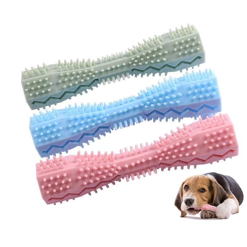 Dogs Puppy Durable Chew Toys Pet Molar Teeth Cleaning Tool Interactive Dog Toothbrush Toy for Small 1005006776964751