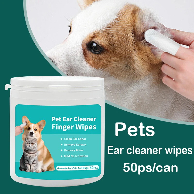 Pet Cleaning Products Ear Wipes Care Fingertips Mite Removal Cat and Dog 1005006820659576