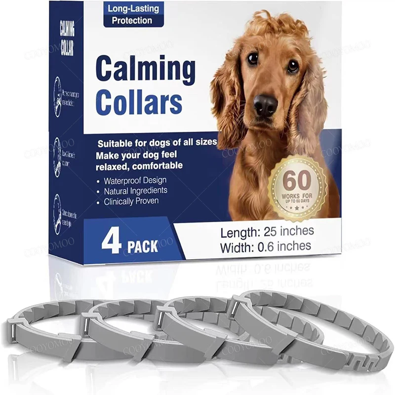 New Release 3/4 Pc Dog Calming Collar Cat Relieve Anxiety Protection Retractable Collars For Puppy 1005006858269049