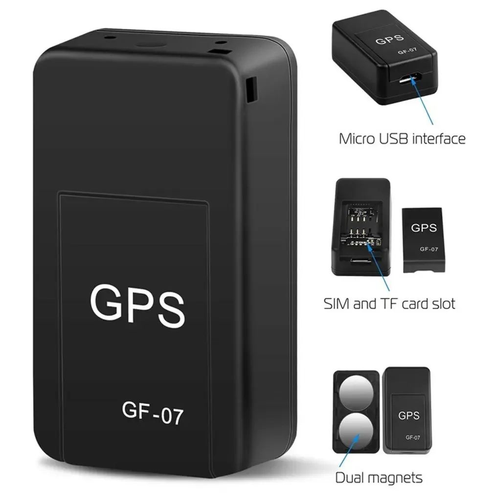 GF07 Magnetic Car Tracker GPS Positioner Real Time Tracking Magnet Adsorption Mini Locator SIM 1005006878757274