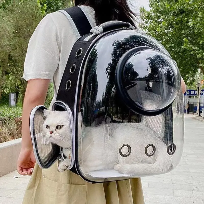 Cat Pet Carrier Backpack Transparent Capsule Bubble Pet Backpack Small Animal Puppy Kitty Bird 1005006890861359