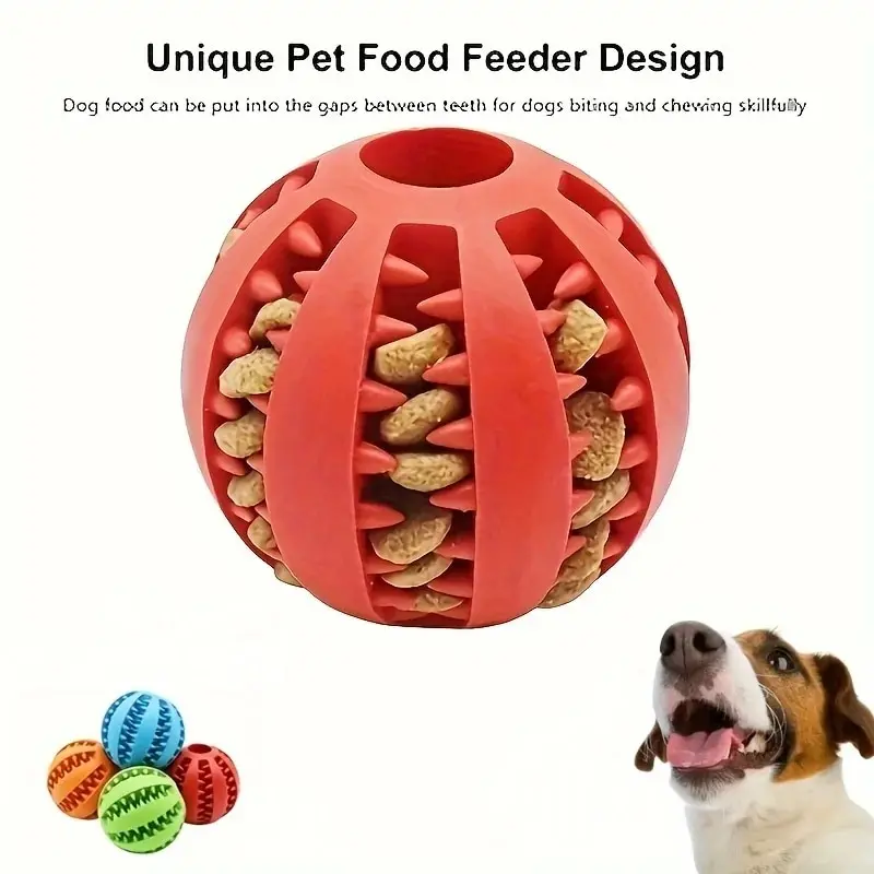 Dog Toy Ball, Nontoxic Bite Resistant Toy Ball for Pet Dogs Puppy Cat 1005006907344602