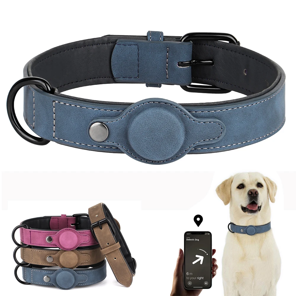 PU Leather Dog Collar High Quality Pet Collars Necklace Anti-lost Tag Collar Adjustable for Small 1005006909148424