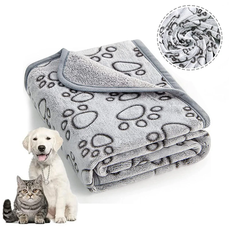 Soft Fluffy High Quality Pet Blanket Cute Cartoon Pattern Pet Mat Warm and Comfortable Blanket for 1005006939331660