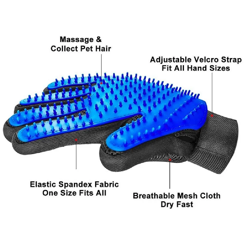 1PC Cat Glove Cat Grooming Glove Pet Brush Glove for Cat Dog Hair Remove Brush Dog Deshedding 1005006955058539