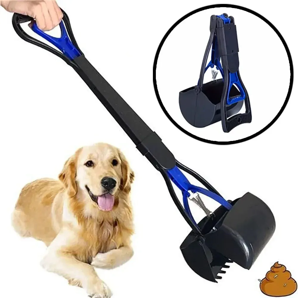 45CM Dog Pooper Scooper Pet Dog Long Handle Pet Poop Scoop Picker Excrement Collector Dogs Cats 1005006956996521