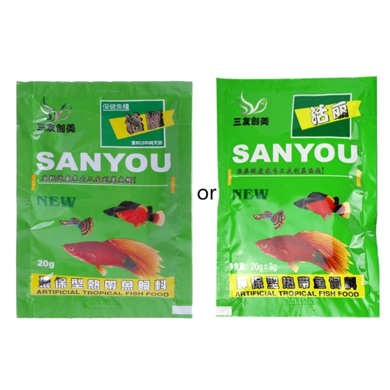 Small Fish Food Tropical Goldfish Nutrition Healthy Delicious Feeding Supplies for Home Fish 1005007029402750