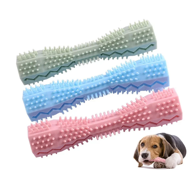 Dogs Puppy Durable Chew Toys Pet Molar Teeth Cleaning Tool Interactive Dog Toothbrush Toy for Small 1005007095015514