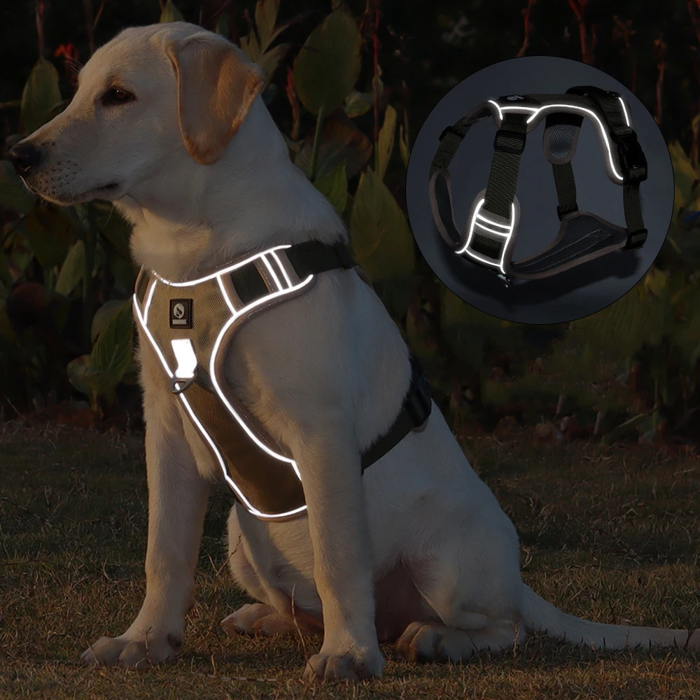 Harness Reflective Saddle Dog Adjustable Pet Harness No Pull Walking Training Small Medium Large 1005007107399130