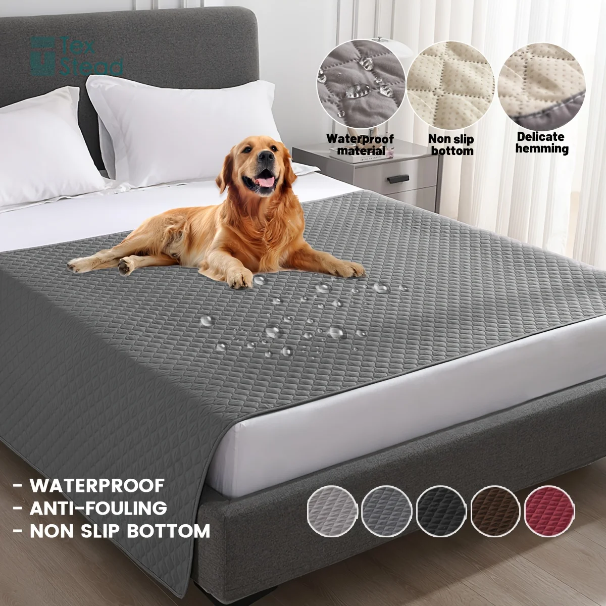 Anti Leaking & Non-Slip Dog Bed Cover, Pet Blanket Sofa Pet Bed Mat, Mattress Protectors Car 1005007138090362