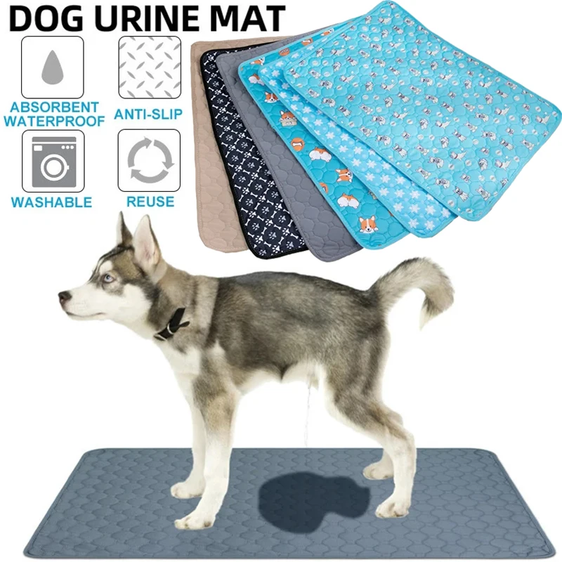 Dog Pee Pad Blanket Reusable Absorbent Diaper Washable Puppy Training Pad Pet Bed Urine Mat for Pet 1005007151168343