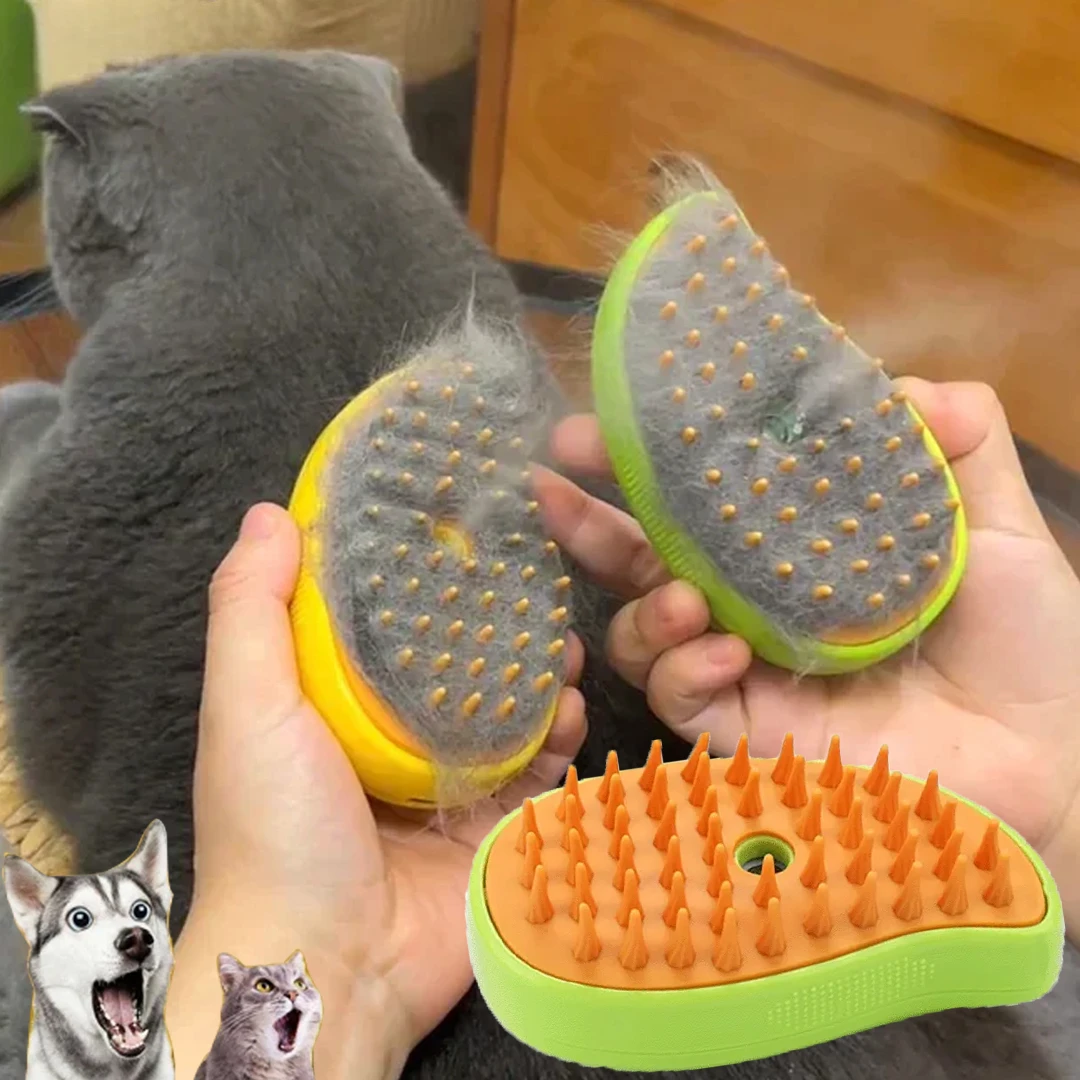 Cat Dog Steamy Brush Steam Brush Electric Sprayer for Massage Pet Grooming Tool Shedding 3 in 1 1005007162178169
