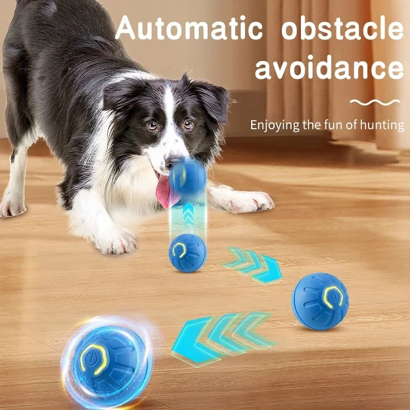 Smart Dog Toy Ball Electronic Interactive Pet Toy Moving Ball USB Automatic Moving Bouncing 1005007260971099