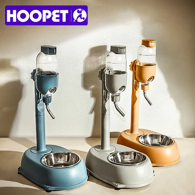 HOOPET Automatic Pet Dispenser Anti-tip Dog Bowl Drinking Water Bottle Feeder Hanging Kettle Cat 1005007267099516