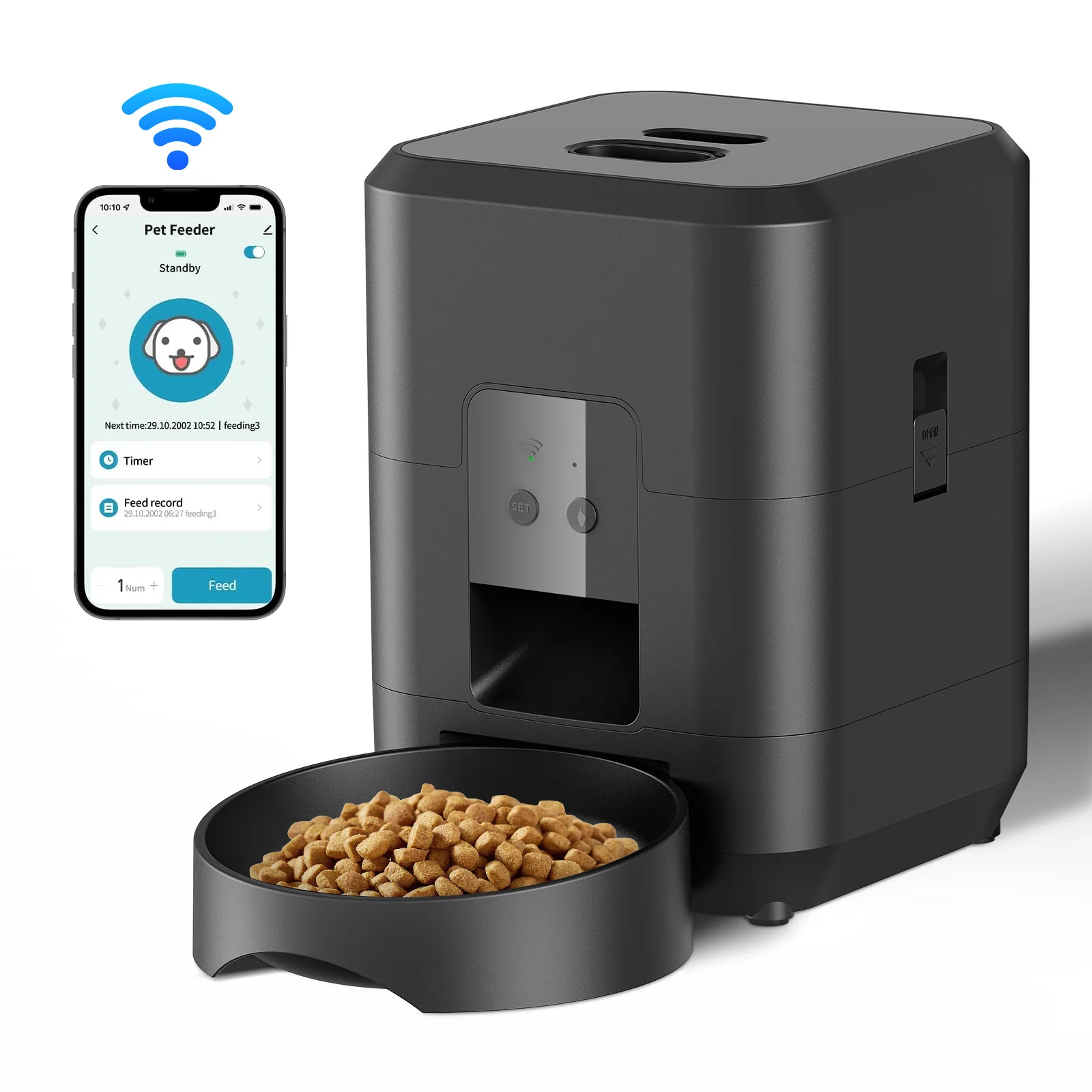 Smart Pet Feeder Automatic Cat Feeder Dog Slow Food Machine With Timed Quantitative Automatic Cat 1005007306852958