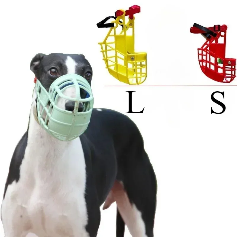 Adjustable Dog Muzzle Plastic Mask Anti-Barking Bite Mouth Cover for Small/Medium/Large 1005007314407962