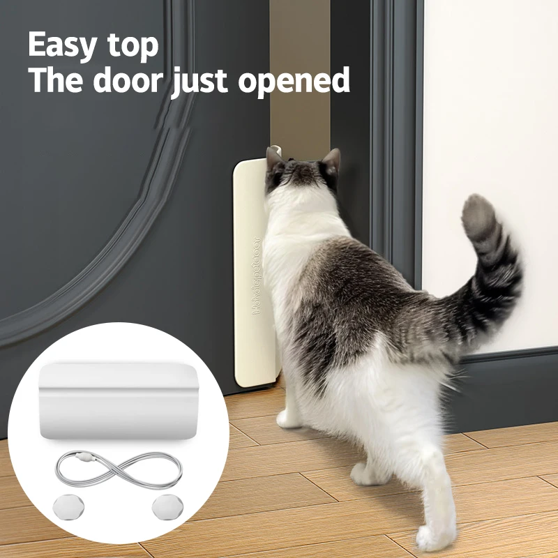 Pet Door Opener Automatic Lockable Entry Training Open Door Hole Tool Without Drilling Easy 1005007349198984