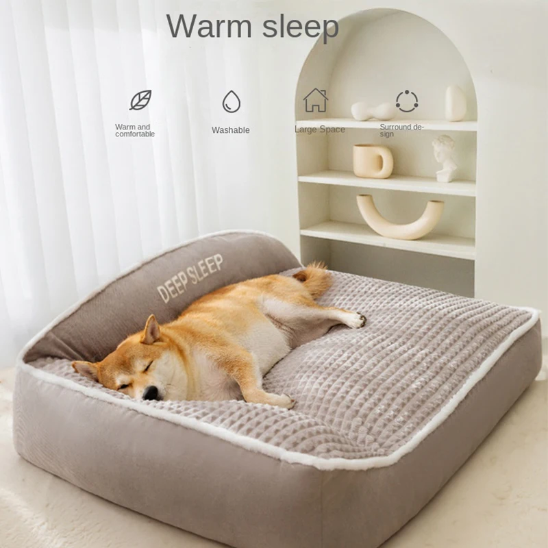 New Cat Bed Dog Pet Bed Kennel Non-Slip Winter Warm Small Dog Kennel Sleeping Removed Washed Soft 1005007444563889