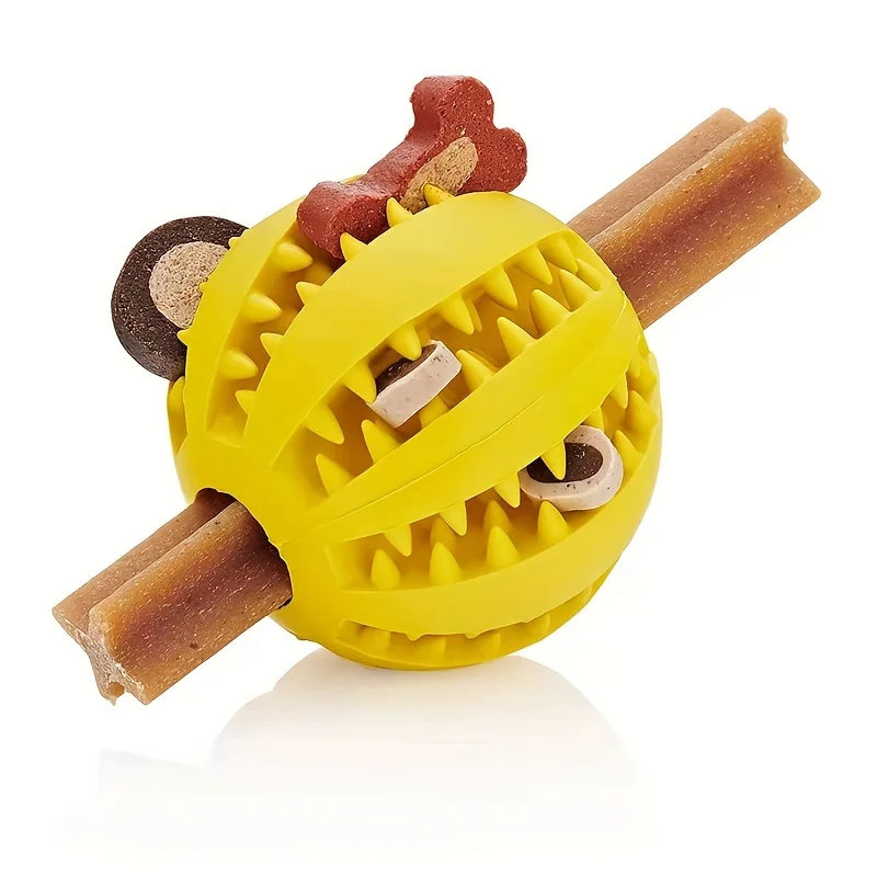 Dog Ball Toy, Dog Food-Leaking Toy, Rubber Chew Toys For Dog, Molar Toy, Pet Interactive Toy 1005007473249562