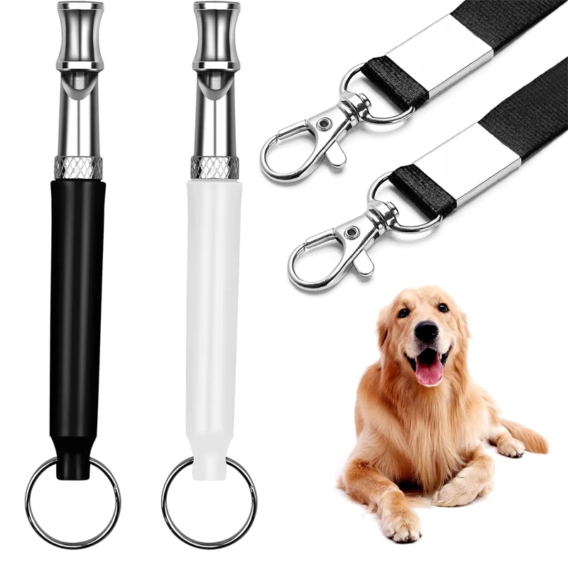 Dog Whistle with Lanyard Adjustable Ultrasonic Silent Dog Whistle Repeller Stop Barking Control for 1005007505997352