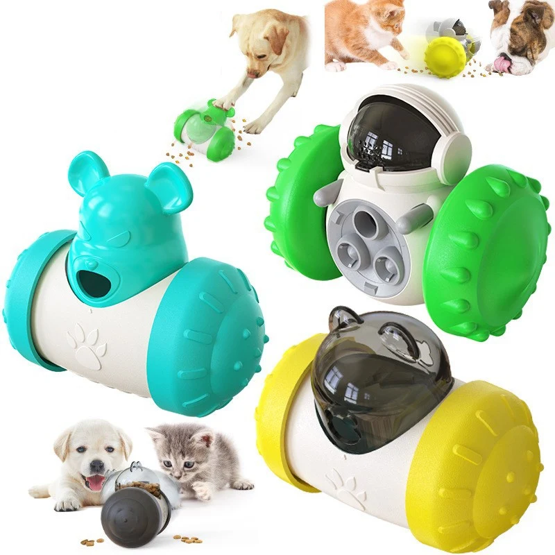 Dog Puzzle Toys Pet Food Interactive Tumbler Slow Feeder Puppy Toy Snack Treat for Pet Dog Cat 1005007506081455