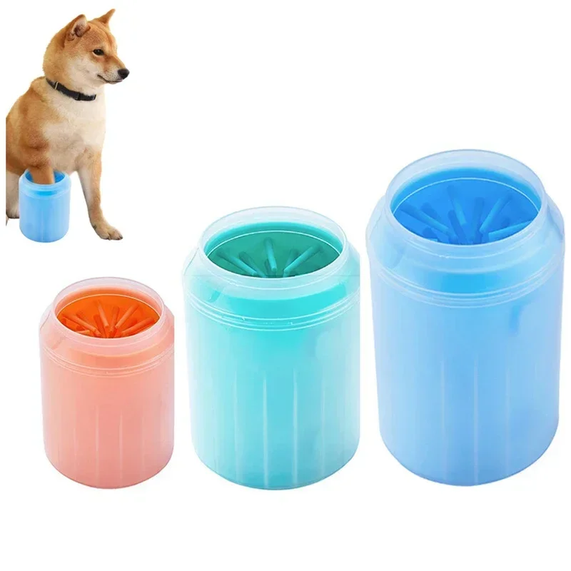 Dog Foot Cup Paw Washer Cleaner Dog Cat Foot Cleaning Brush Soft Silicone Dog Paw Cleaning Cleaning 1005007524793110