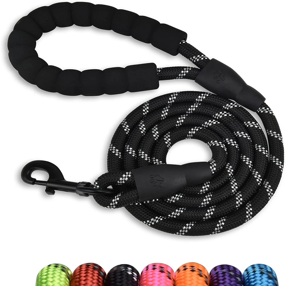 Pet Dog Leash with Soft Padded Handle Highly Reflective Dog Rope for Night Walking Suitable For (2M) 1005007552728272