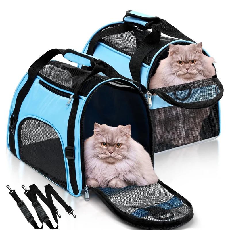 Cat Bags Portable Dog Carrier Bag Mesh Breathable Foldable Cats Travel Breathable 1005007708129984